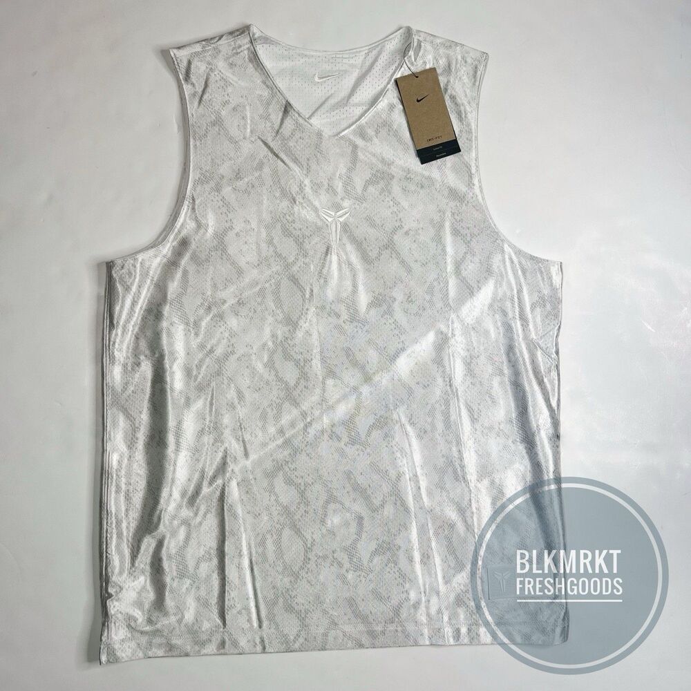Nike Kobe Standard Issue Reversible Jersey FZ0934-100 White Size M